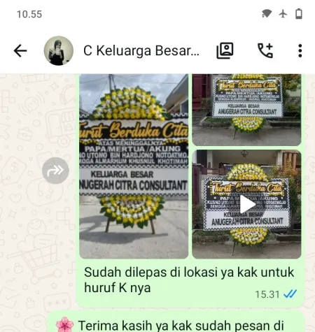 Pengiriman Papan Bunga Duka Ungaran Timur